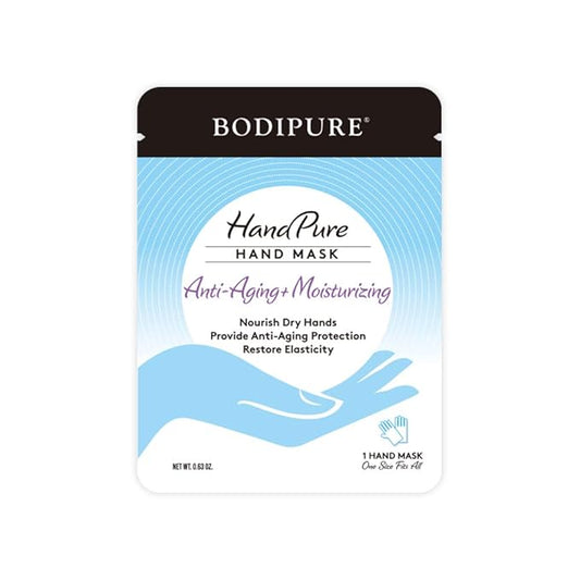 Bodipure HandPure Moisturizing Hand Gloves Manicure Kit Soft Hand Mask & Manicure Gloves - Moisturizing Hand and Nail Treatment And Strengthener (50 Packs)