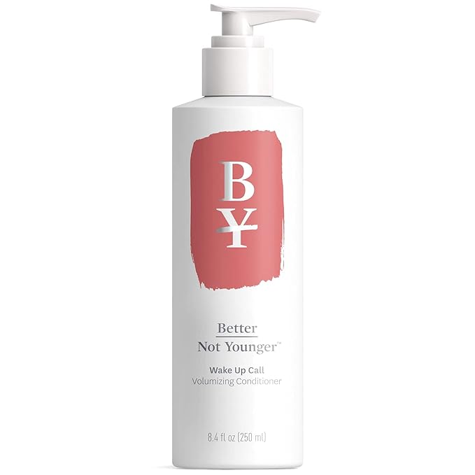Better Not Younger Wake Up Call Volumizing Conditioner 8.4 fl oz with Biotin – For Women Over 40 with Thinning Hair -Volumizes, Lifts & Nourishes - Thickening, Color-Safe, Sulfate Free Conditioner.