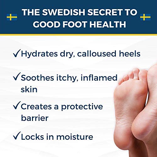 Nordic Care Foot Care Cream Intensive Repair - Repairs & Hydrates Dry & Cracked Heels, 10% Urea Cream Treats Severely Dry Feet, Cracked Heels & Callus Removal, Lanolin-free | 6 Oz (Pack of 2)
