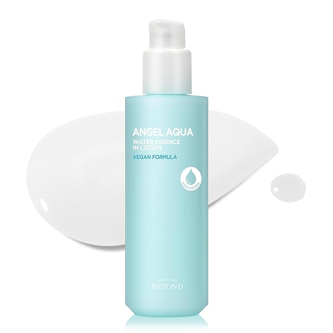BEYOND Angel Aqua Moisture Lotion (6.8fl oz) - Lightweight, Non-Sticky Moisturizer for Sensitive Skin. Vegan Formula Korean Skin Care Cream. Chervil, Hyaluronic Acid.