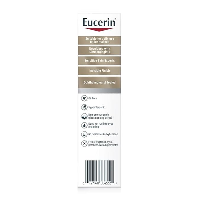 Eucerin Sun Age Defense SPF 50 Face Sunscreen Lotion with Hyaluronic Acid, Hypoallergenic, Non-Comedogenic Sunscreen SPF 50, Holiday Gifts for Self Care, 2.5 Fl Oz Bottle