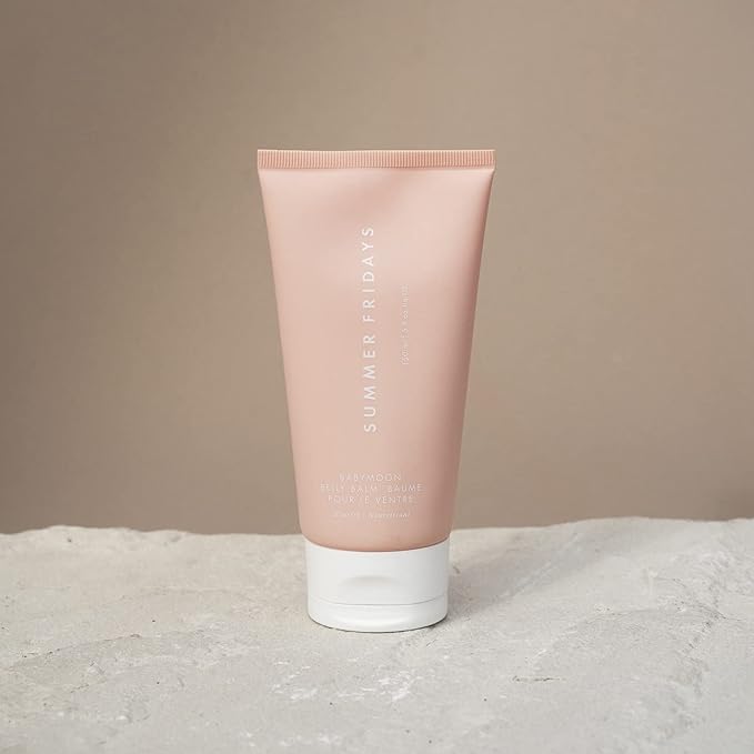 Summer Fridays Babymoon Belly Balm - Nourishing Balm + Body Moisturizer Enriched with Calendula Oil + Vitamin E to Help Reduce the Appearance of Stretch Marks and Dry Skin (5 Fl Oz)