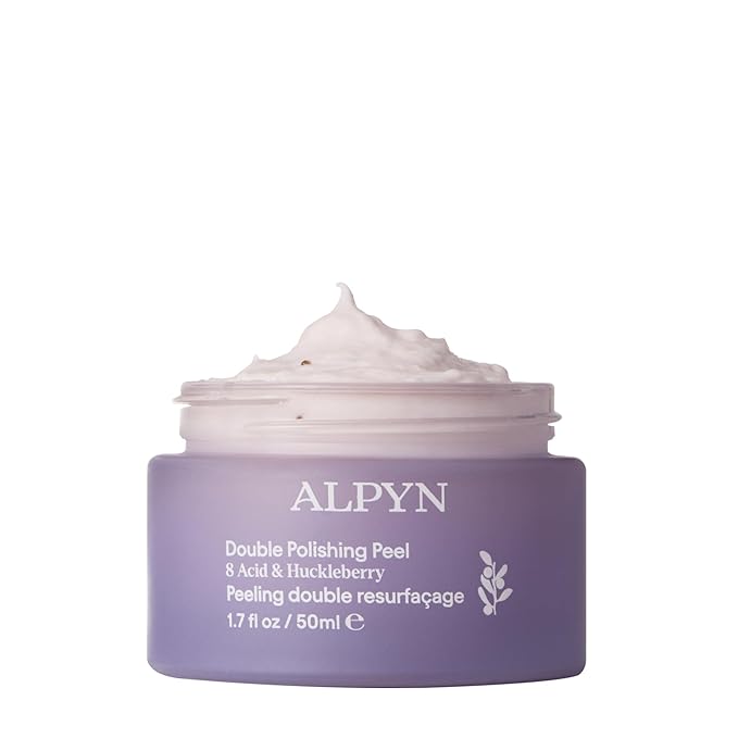 ALPYN Double Polishing Peel & Brightening Face Mask | Visibly Smooth & Brighten Skin While Refining the Look of Pores | 1.7 oz / 50 ml