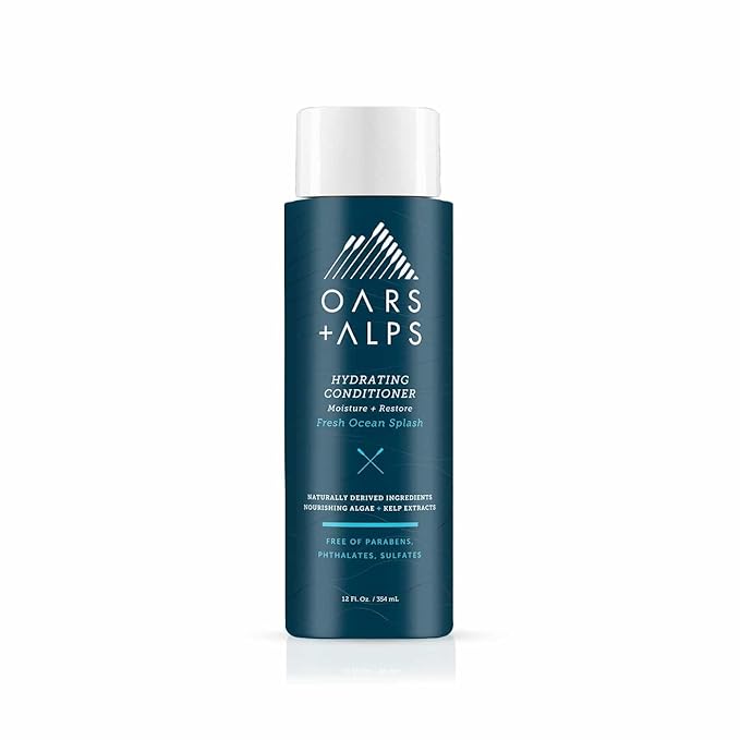 Oars + Alps Hydrating Conditioner for Men, Nourishing Formula with Clean Ingredients, Moisturizes & Softens Hair, 1 Pack, 13.5 Fl Oz