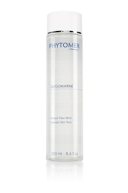 PHYTOMER Oligomarine Flawless Skin Facial Tonic Water | Hydrating Toner Provides Mattifying Effect without Dryness | Make-up Remover, Face Cleanser with Witch Hazel to Help Tighten Pores| 250ml