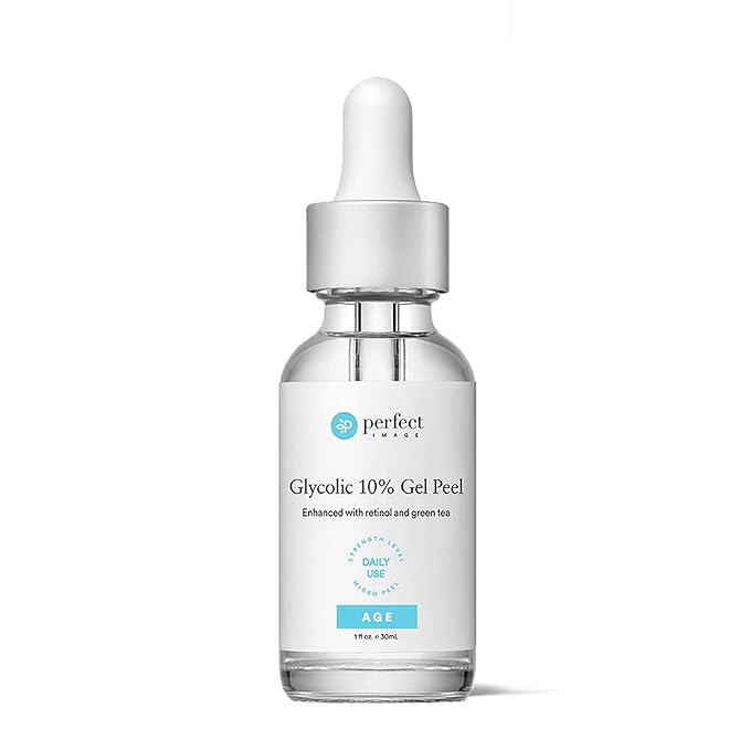 Glycolic Gel Peel - Enhanced with Retinol and Green Tea Extract (10% Strength)