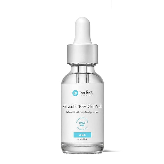Glycolic Gel Peel - Enhanced with Retinol and Green Tea Extract (10% Strength)