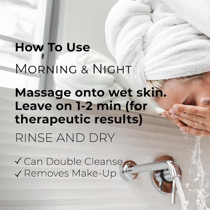 BIONOVA Bioactive Cleanser Oily Skin - Facial Cleanser Provides a Gentle Deep Clean, Oil-Free, Sulfate-Free, and Eliminates Excess Oil (4.5 fl oz)