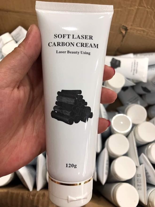 XLARGE 120ML Carbon Peel Cream Gel for Skin Rejuvenation Black Doll,Facial Skin Deep Cleaning with Carbon Gel Nano Activated Carbon for Laser Carbon Cream MADE IN KOREA-L8