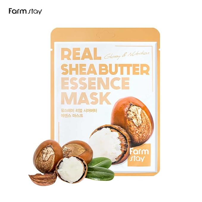 FARMSTAY] Real Essence Mask(12-Combo) - Calamansi, Sheabutter, Tomato, Bamboo | Korean Skin Care Mask Sheet