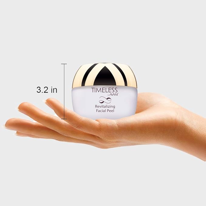 Timeless by AVANI Revitalizing Facial Peel | Enriched with Natural Plant Extracts and Vitamins E & C | Removes Dead Skin Cells, Excess Oil, Dirt, & All Other Impurities - 1.7 fl. oz.