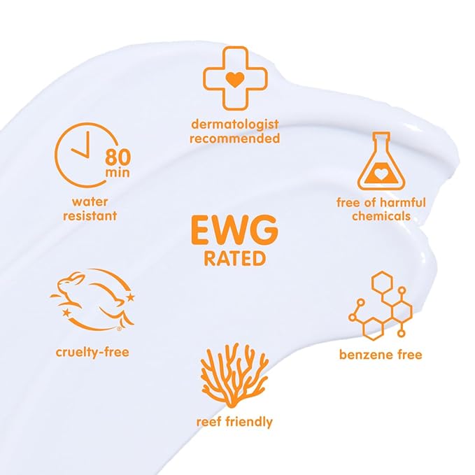 Thinksport SPF 50+ Mineral Sunscreen with Clear Zinc Oxide, 6 Fl Oz – Safe, Natural, Water Resistant, Broad Spectrum UVA/UVB Sun Screen for Sun Protection – Vegan, Reef Safe Sunscreen