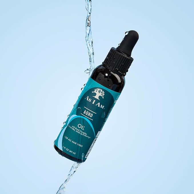 As I Am Bond Oil - 2 oz - with Moringa, Amla, & Ceramides - Hair Repair Treatment For Damaged Hair