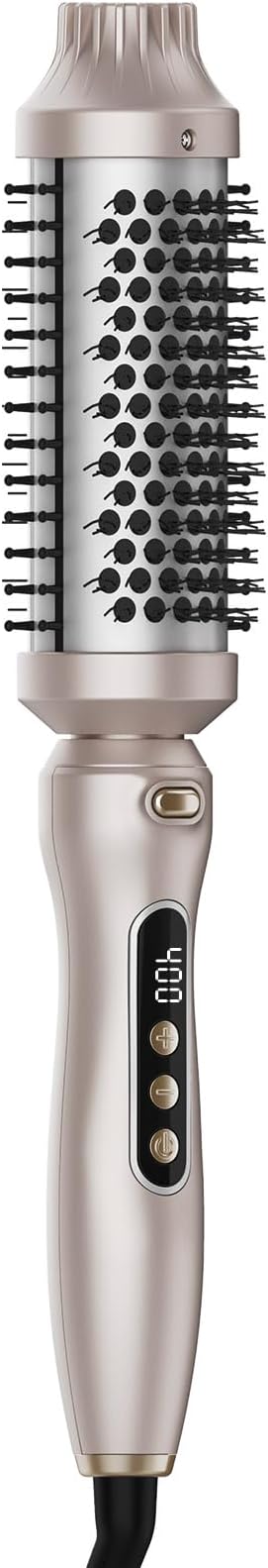 Thermal Brush, 1.7 Inch Heated Round Brush for Women, Dual Voltage Negative Ion Hot Brushes Styler for Blowout Look, Curling & Volumizing & Straightener for Dry Hair