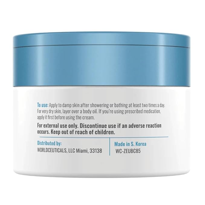 Ultra Rich Body Cream Barrier Repair Moisturizer for All Skin Types & Dry Skin, 8.5 FL. Oz.