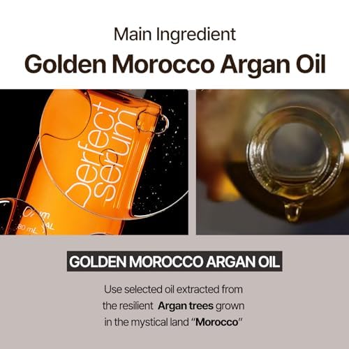 Mise En Scene Perfect Serum Watery - Moisturizing Hair Oil for Ligtweight & Dry | Low Porosity Hair Products | Long Lasting Hydrating | For Fine & Thin Hair, Oily Scalp | Citrus Scent, 2.70 fl. Oz