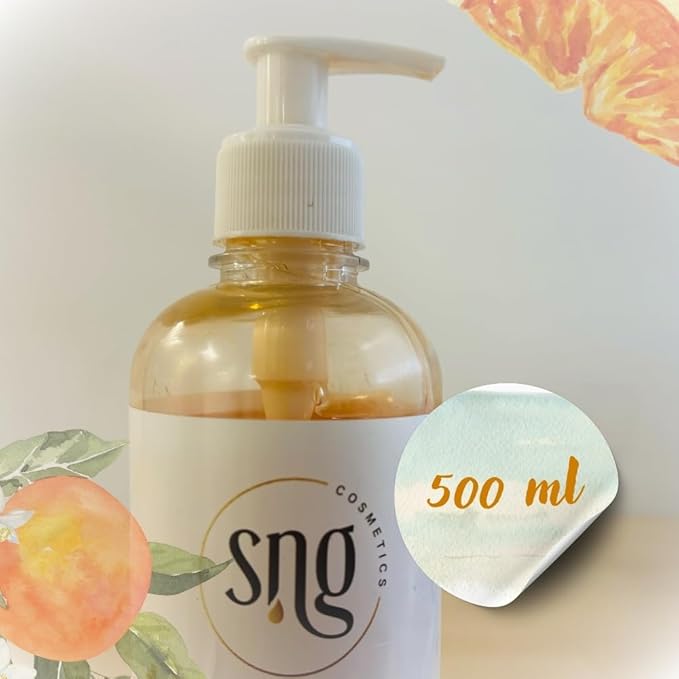 Orange & Grapefruit Body Wash for Women & Men 16.9 fl oz – Hydrating Shower Gel with Aloe Vera, Vitamin E, Niacinamide & Panthenol – Moisturizing, Paraben-Free, Cruelty-Free