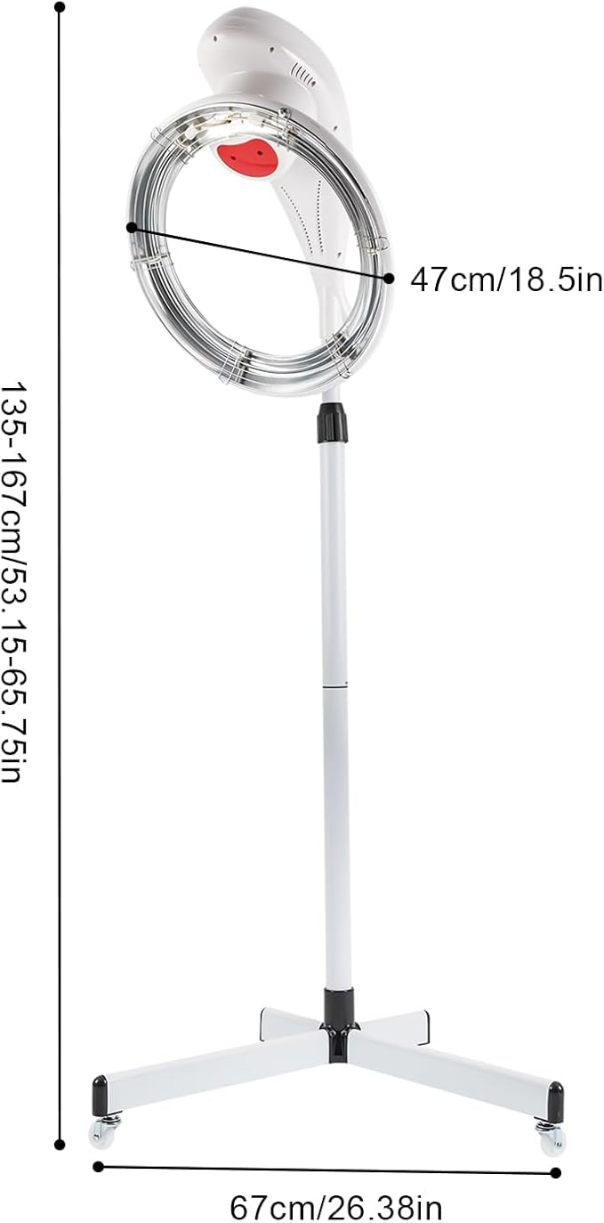 Professional Stand Hair Dryer,Orbiting Rotating Hair Processor Permed Colored Hair for Scalp Care Perfect for Salon,Spa,and Home Hair Care (Style 10)