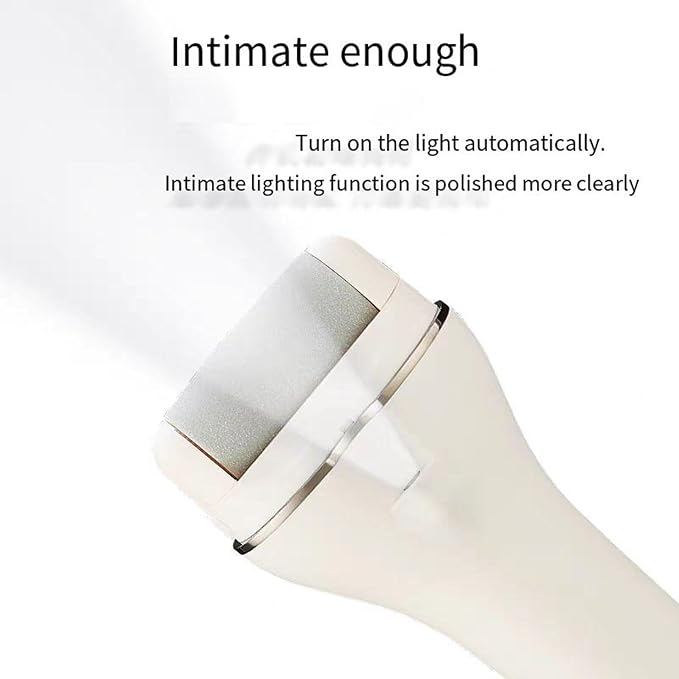 Painless & Efficient Electric Callus Remover – Rechargeable Cordless, IPX5 Waterproof Gentle for Cracked Heels, Dry Skin, Portable Home Spa with 3 Heads, Dead Skin Remover