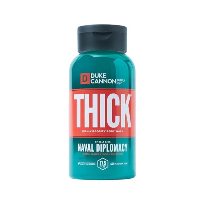 Duke Cannon Supply Co. THICK High-Viscosity Body Wash for Men - Smells Like Naval Supremacy, 17.5 Fl Oz 3PACK
