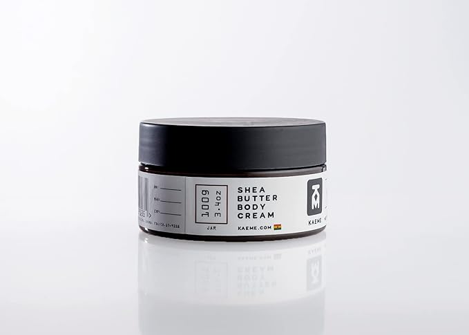 Kaeme Urbane African Whipped Shea Butter Handmade From Raw Organic Body Butter,Plant based Cleanser,Deep Hydration for Dry Skin,Hair Repair, Free of Parabens,Sulfate,Phthalate and Dye (3.4oz/100g jar)