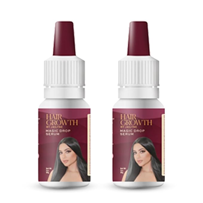 Hair Growth Magic Drop Serum by Jailyne Ojeda – Fast-Absorbing, Scalp Revitalizing Formula – Promotes Thicker, Healthier Hair with Botanical Extracts & Keratin – Made in USA