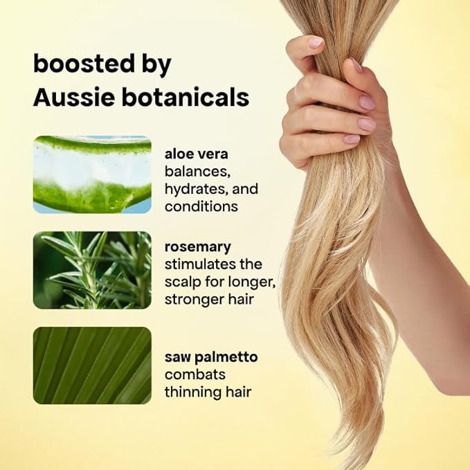 BONDIBOOST HG Anti-Thinning Hair Conditioner [16.90 fl oz] - Hydrating Hair Conditioner with Aloe Vera, Rosemary & Saw Palmetto, Promotes Thicker + Stronger-Looking Hair for Men & Women, Sulfate-Free