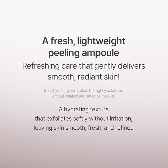 mixsoon Peeling Ampoule - Blackrice exfoliant, Gentle Exfoliating Serum for Smooth, Radiant Skin, Dead Skin Cells Remover 100ml / 3.38 fl.oz. Korean Glass Skin Care