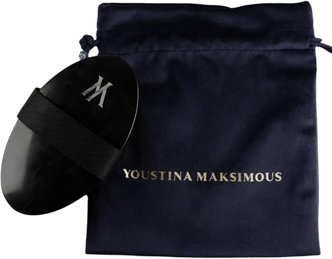 The Dry Brush - Recharge Ionic Exfoliating Body Brush - Marble and Copper Wire Bristles (Beige Travertine)