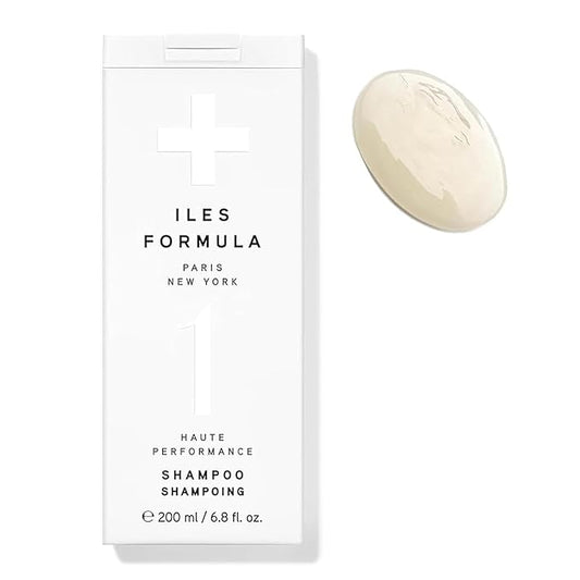 ILES FORMULA Shampoo for Dry, Damaged, Frizzy or Color Treated Hair - Hydrating, Sulfate Free Shampoo – Salon Grade, Color Safe, Moisturizing Formula that Controls Humidity & Boosts Shine