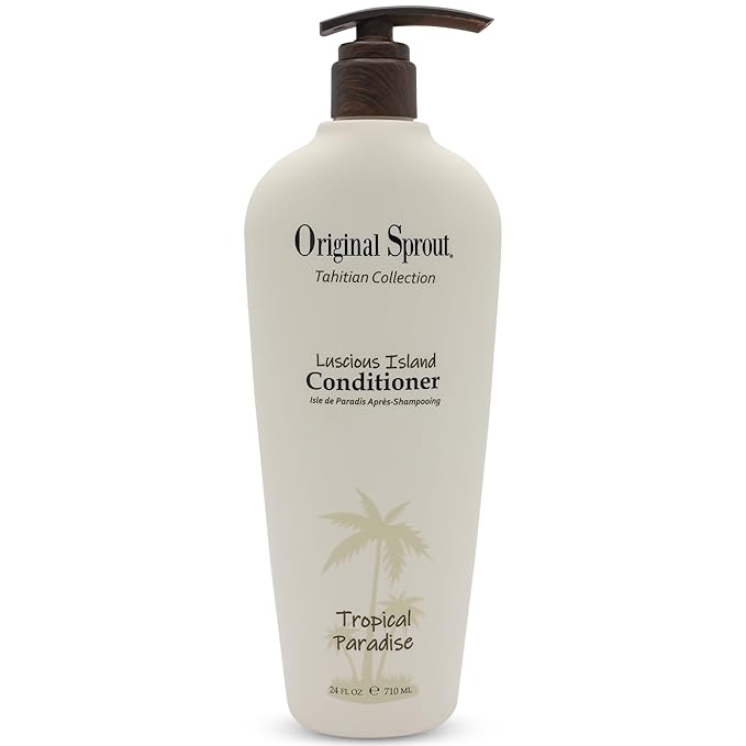 Original Sprout Luscious Island Conditioner for All Hair Types Including Color-Treated, Damaged & Dry Hair, Hydrating & Moisturizing Conditioner with Mongongo Oil, Vegan, Sulfate Free, 24 fl oz