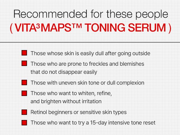 INFODPLUS VITA³MAPS 53 Toning Serum – Niacinamide & Sea Buckthorn | Brightening, Dark Spot Corrector, Even Skin Tone Night Serum