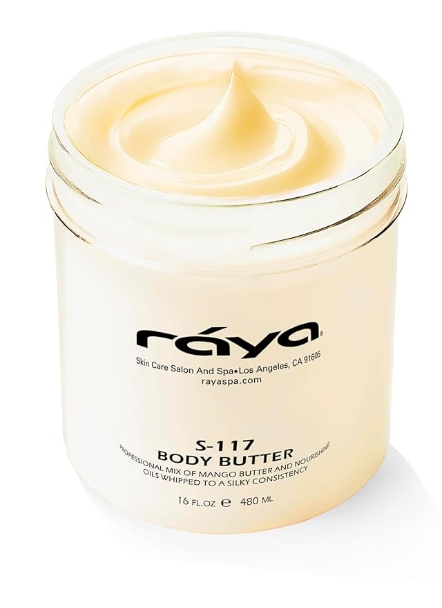 Raya Body Butter Thick Body Moisturizer for Dry, Cracked Hands and Feet, Can Be Used as a Luxurious Massage Cream, Great for All Skin Types