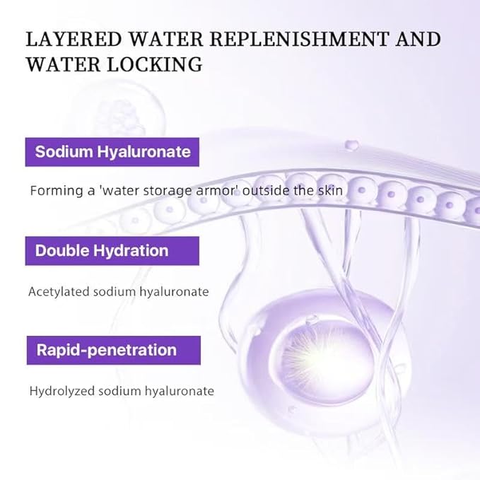 Facial Mask Sheet, Hydrating & Soothing Sheet Mask, Moisturizing Strengthening Skin Care Mask Sheets for Dry Skin & Sensitive Skin, Suitable for All Skin Types, 6 Sheets