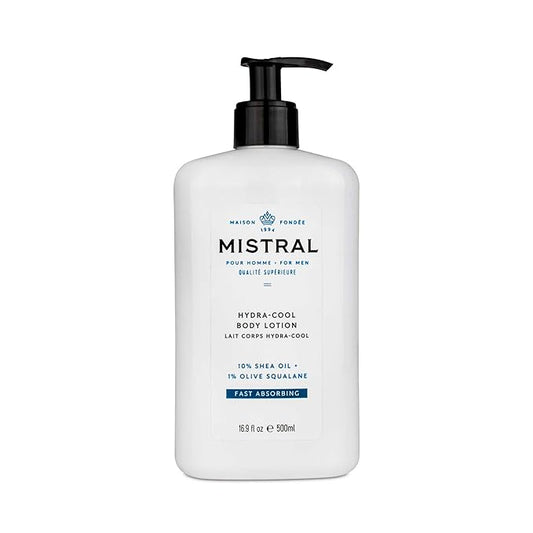 Mistral Men's Hydra-Cool Body Lotion, Cool Marine, 16.9 Fl Oz