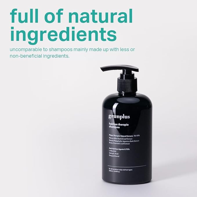 Hair Growth Shampoo | 8.45 fl oz | For Thinning Hair | Herbal Essences | Scalp Nutrition | Removes Sebum | Relieves Itching