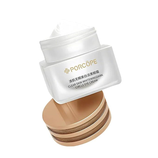 PORCOPE Caffeine Dark Circle Eye Cream - Contains Hyaluronic Acid & Niacinamide Under to Brighten Eye Area, Reduce Dark Circles & Smooth Wrinkles - Caffeine Eyes Serum 0.5 fl oz