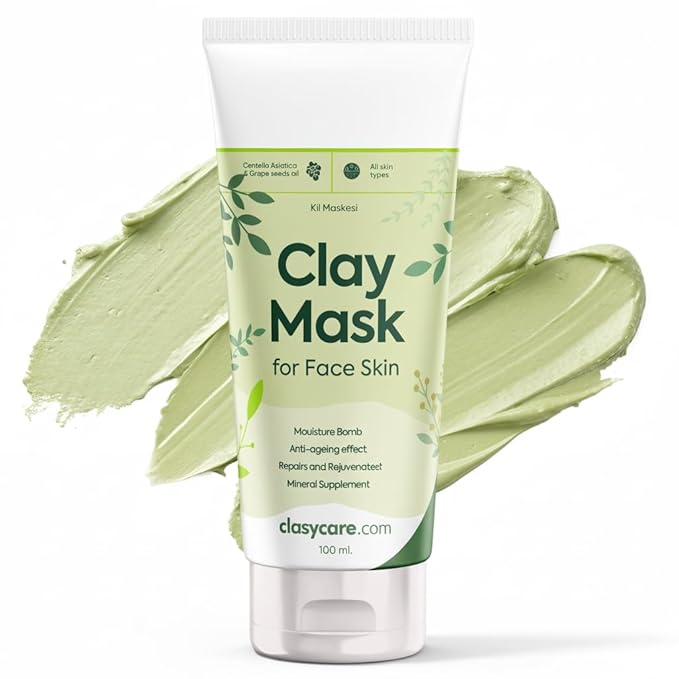 Clay Mask for Face – Pore Firming & Deep Cleansing Face Mask | Anti-Blackhead | Oil Balancing | Moisturising & Natural Ingredients, 100ml