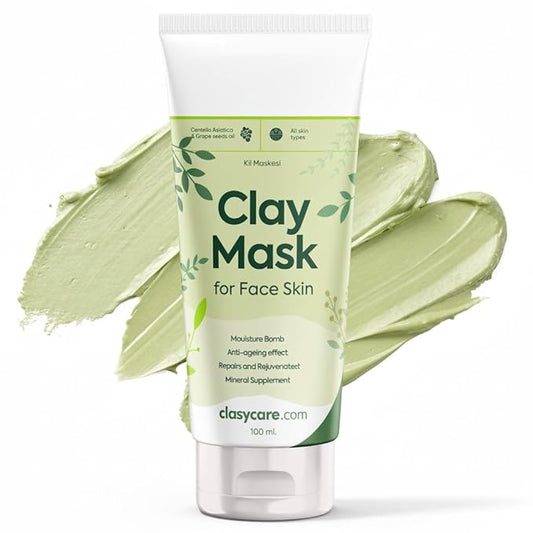 Clay Mask for Face – Pore Firming & Deep Cleansing Face Mask | Anti-Blackhead | Oil Balancing | Moisturising & Natural Ingredients, 100ml