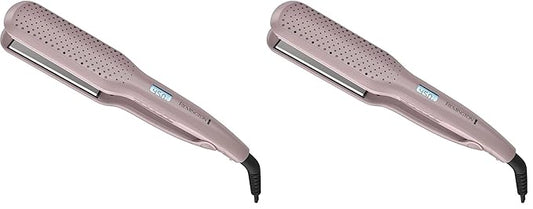 Remington Wet2Straight Hair Straightener/Flat Iron, 450°F Salon High Heat, 1 3/4" Inch Plates, Mauve (Pack of 2)