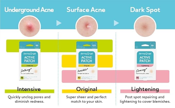 Ultra Invisible Dark Spot Patches & Salicylic Acid Acne Patches Bundle – Effective Acne Spot Treatment for Day & Night Use, Blemish, Post-Acne Marks, Hydrocolloid, 264 Total Patches – Bundle