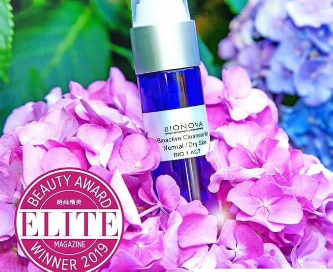 BIONOVA Bioactive Cleanser Normal to Dry Skin - Facial Cleanser Provides a Gentle Deep Clean, Oil-Free, Sulfate-Free, Ultra-Hydrating and Moisturizing Treatment (4.5 fl oz)