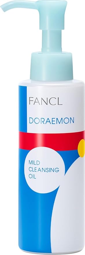 FANCL Mild Cleansing Oil Doraemon Limited Edition – Japanese Makeup Remover & Facial Cleansing Oil for Sensitive Skin, Preservative-Free, skincare gifts for women