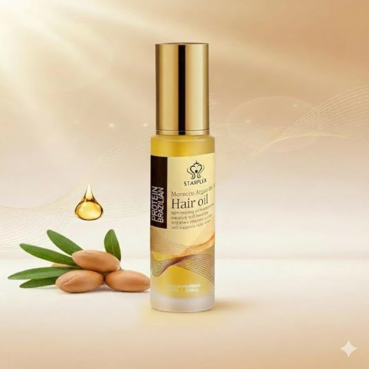 Morocco Argan Oil for Hair Treatment - Deep Moisturizing Hair Oil for Dry Damaged Hair - Natural Hair Care Oil for Soft Bonding and Shine Intensifying - 50ml