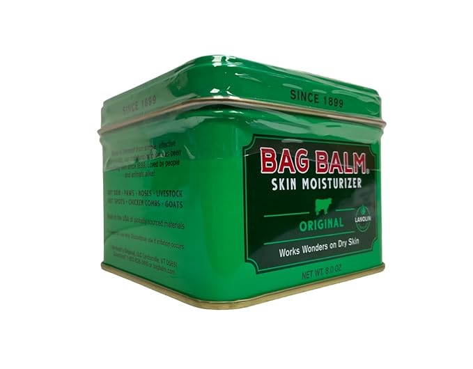 Bag Balm Vermont's Original for Dry Chapped Skin Conditions 8 Ounce Tin