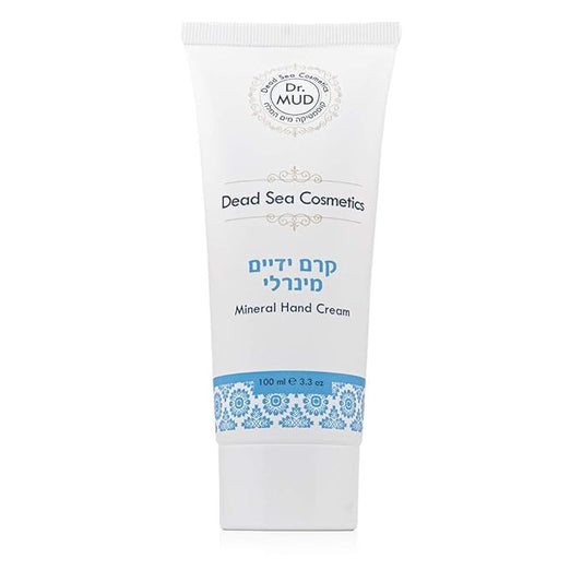 Dr. MUD Dead Sea Cosmetics Mineral Hand Cream | Dead Sea Hand Lotion with Natural Fruit Oils and Extracts, Dead Sea Salt and Minerals