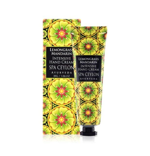 SPA CEYLON LEMONGRASS MANDARIN INTENSIVE HAND CREAM| Natural Cleanser | Lemongrass & Mandarin | Soften skin | Hydrating | Suitable for all skin types