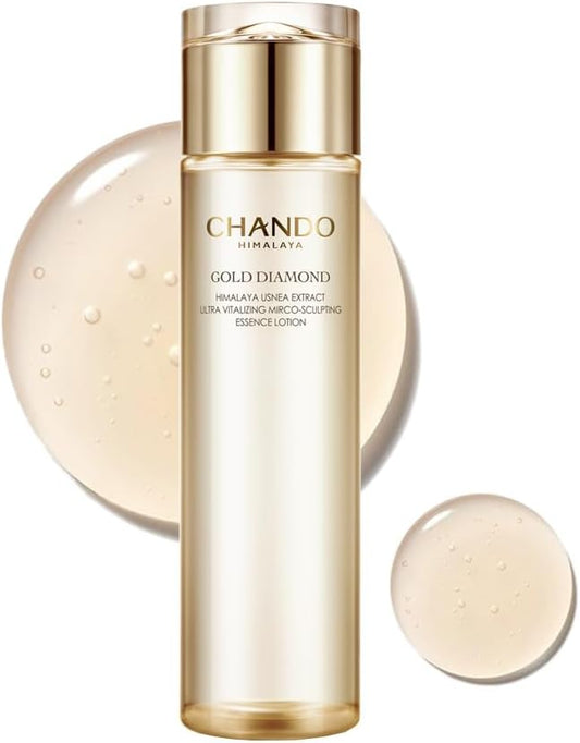 Gold Diamond Peptide-Enriched Toner(200ml/6.76oz) - Ultra Vitalizing, Micro-Sculpting, Refreshing, Hydrating, Repairing Moisturizing Toner with Tri-peptide, Hyaluronic Acid