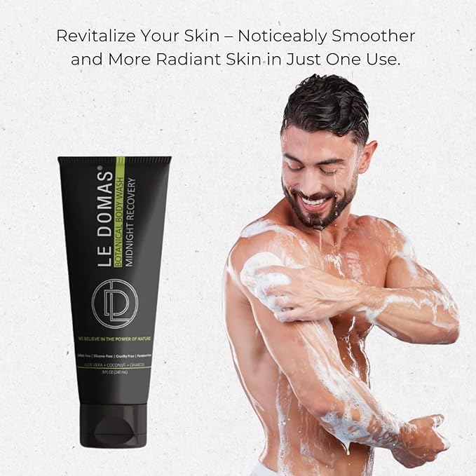 Botanical Hair & Body Care Set – Hydrating Face Wash, Midnight Skincare Body Wash, Hair Growth Shampoo and Conditioner, Sulfate Free Formula with Natural Ingredients for All Hair & Skin Types