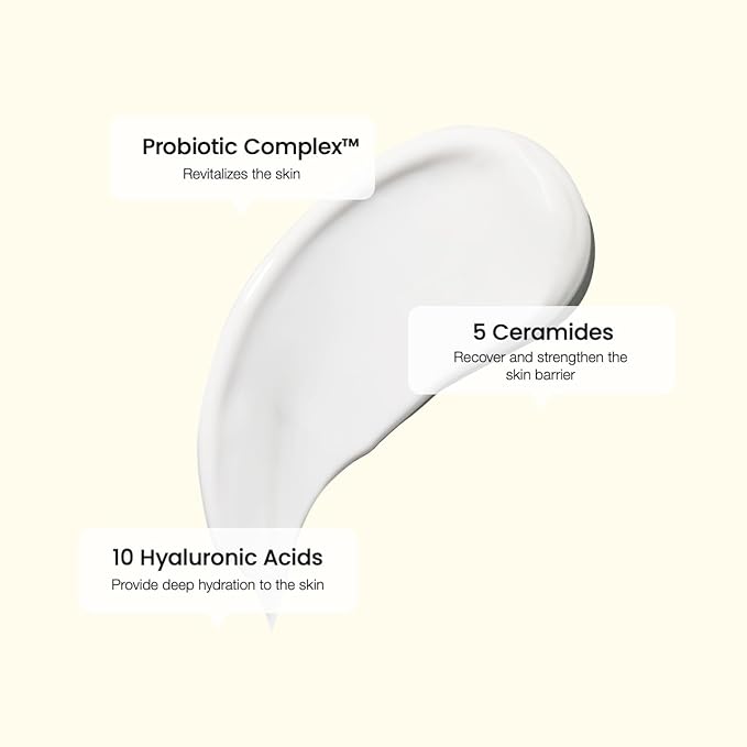 BIODANCE Skin-Glow Essence Cream, Moisturizing, Anti-Aging, Hyaluronic Acid & Ceramide Facial Moisturizer, Korean Skincare, Stocking stuffers for teen girls | 1.69 fl.oz, 50ml